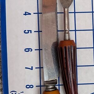 Vintage Regal Creat knife& meat utensil set blade made in Sheffield England